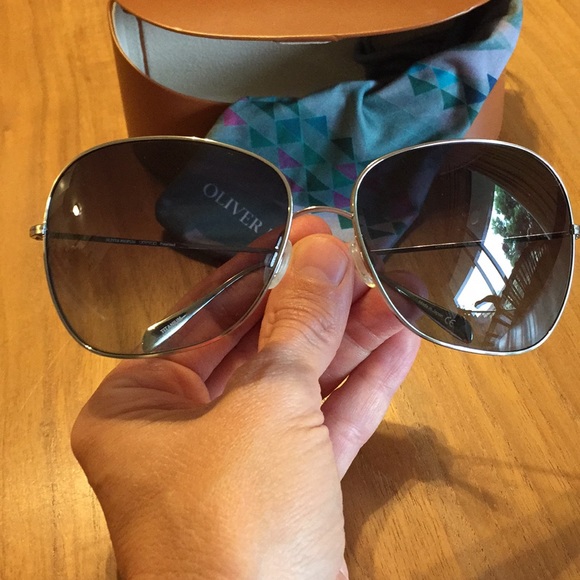 Oliver Peoples Accessories - Brand New Silver Oliver Peoples
